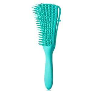 Detangling Curly Hair Brush - Green